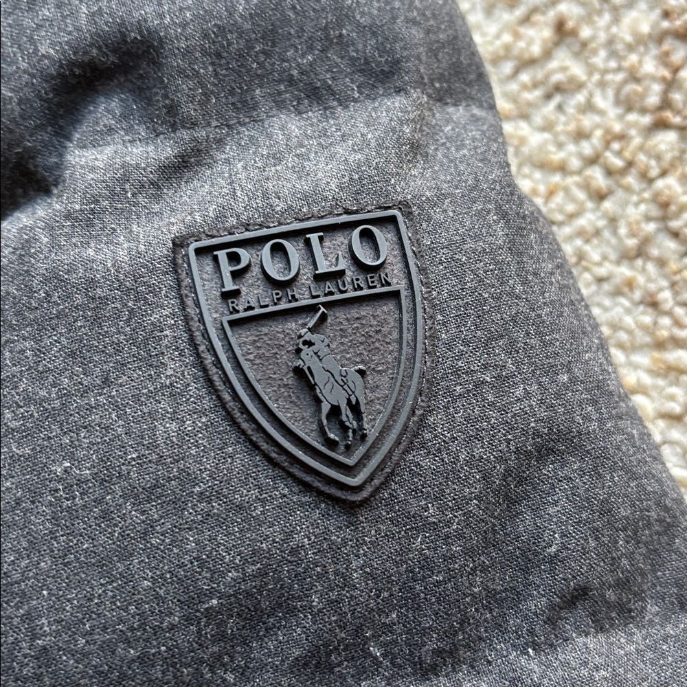 Polo Ralph Lauren Gray Wool Down Insulated Quilted Puffer Blazer Jacket M - Picture 3 of 16